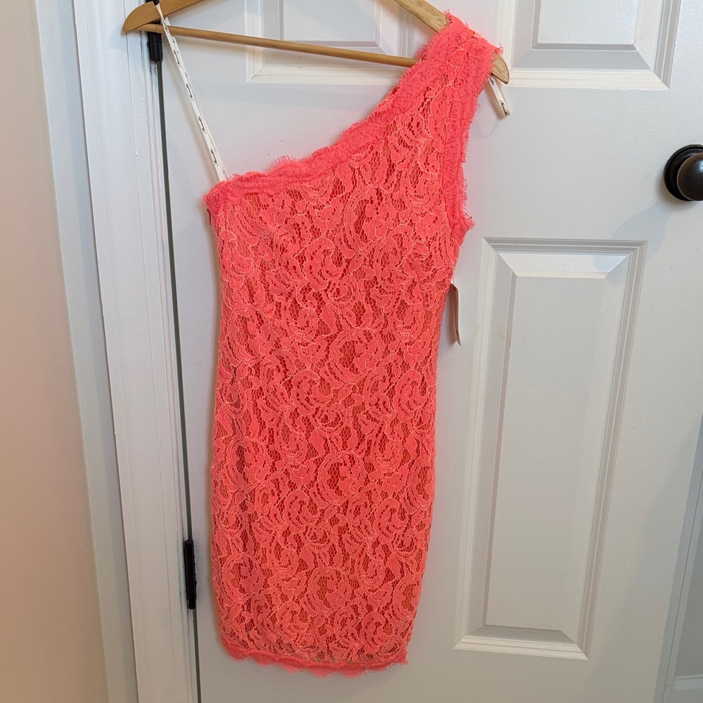 Lace Dress by Marineblu Vibrant Orange